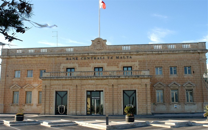 Banco Central de La Valeta Malta-2012 Ciudad Fotografía arquitectónica fondo de pantalla Vistas:12575