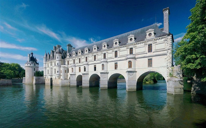 Chenonceau Castle River France-2012 City Architectural Photography wallpaper Views:11957 Date:2012/12/26 23:19:54