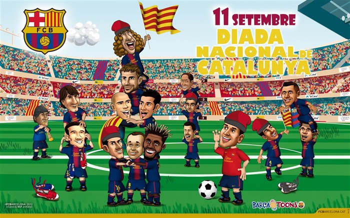 DIADA 2012-FC Barcelona Club HD Wallpaper Views:16383 Date:2012/12/7 0:53:45