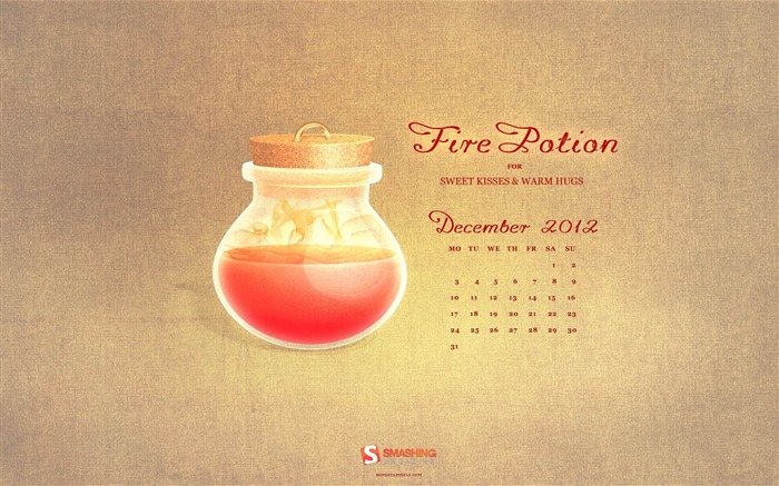 Fondo de pantalla de Fire Potion-diciembre de 2012 Vistas:10519