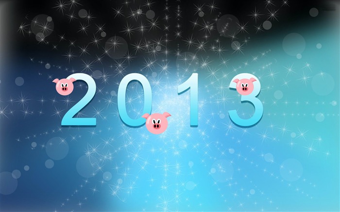 Happy New Year 2013 theme Widescreen Wallpaper 01 Views:8712 Date:2012/12/24 23:21:19