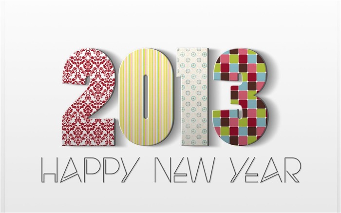 Happy New Year 2013 theme Widescreen Wallpaper 03 Views:10503 Date:2012/12/24 23:22:21