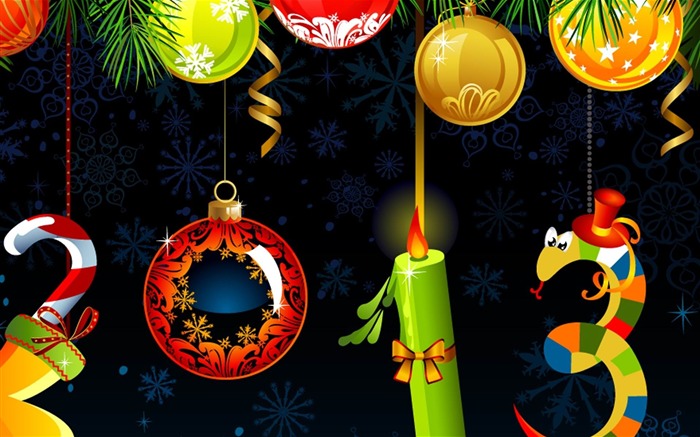 Happy New Year 2013 theme Widescreen Wallpaper 14 Views:9315 Date:2012/12/24 23:26:27