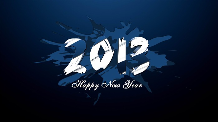 Happy New Year 2013 theme Widescreen Wallpaper 23 Views:7056 Date:2012/12/24 23:29:20