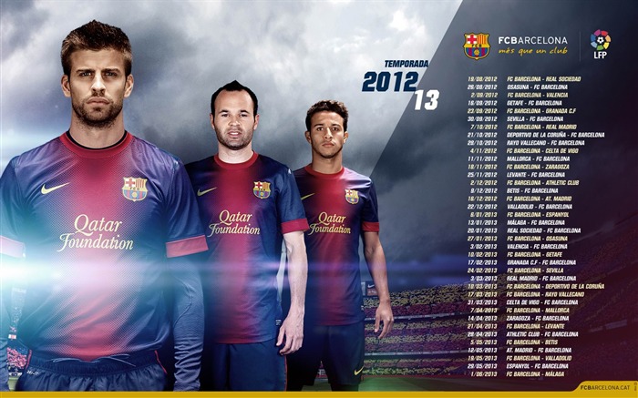 LEAGUE CALENDAR 2012-13-FC Barcelona Club HD Wallpaper Views:17040 Date:2012/12/7 0:57:48