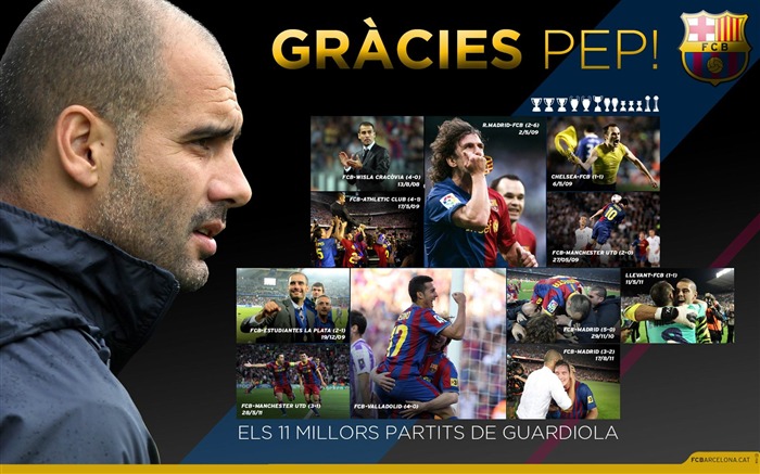 THANKS PEP-FC Barcelona Club HD Wallpaper Views:10930 Date:2012/12/7 1:00:07