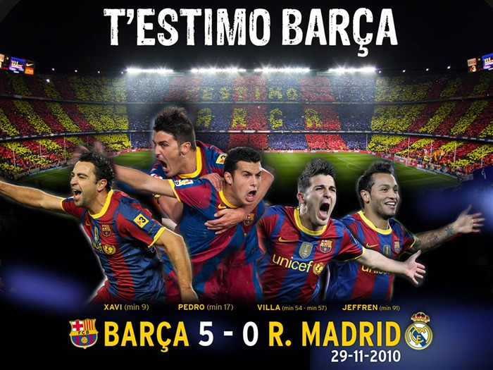 THE CLASICO-FC Barcelona Club HD Wallpaper Views:23357 Date:2012/12/7 1:00:55