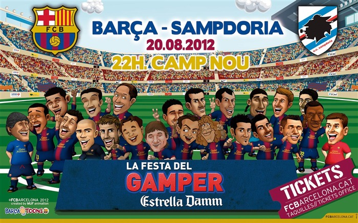 THE GAMPERS PARTY 2012-FC Barcelona Club HD Wallpaper Views:10407 Date:2012/12/7 1:02:00