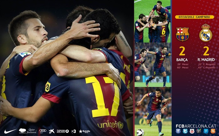 The classic-FC Barcelona Club HD Wallpaper Views:10286 Date:2012/12/7 0:54:41