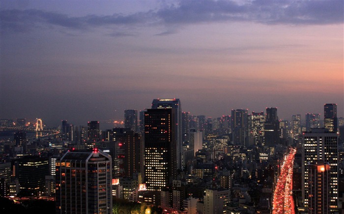 Tokyo Nightlife Japan-2012 City Architectural Photography fondo de pantalla Vistas:13074