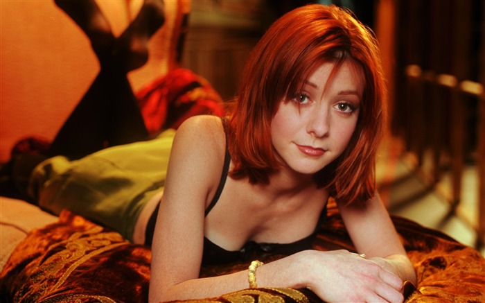 Alyson Hannigan-Fond d'écran photographie Célébrités Vues:12997