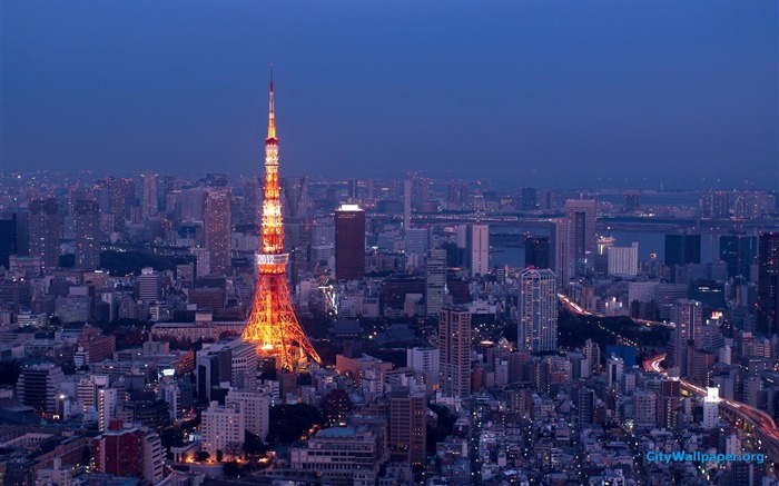 Tokyo Tower Japan cities landscape photography wallpaper 01 Views:18929 Date:2013/1/7 0:04:47