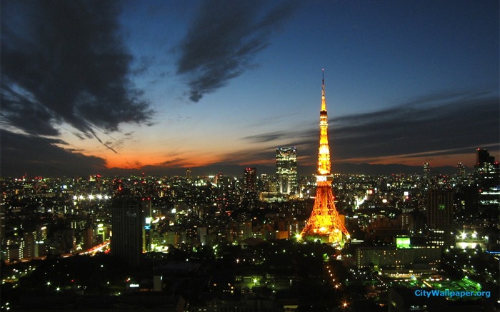 東京タワー日本の都市の風景写真の壁紙 ブラウズ:25053