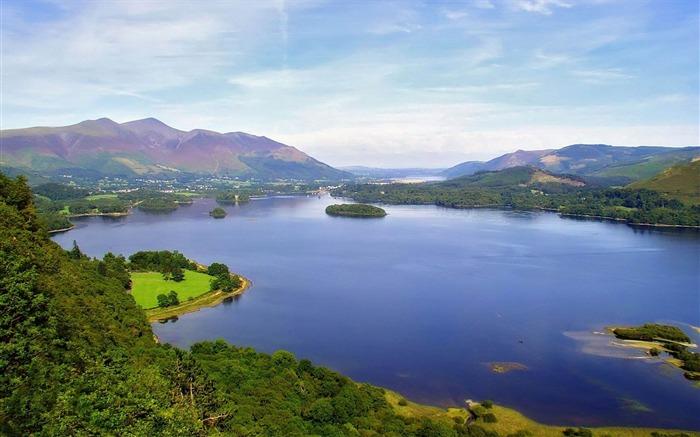 derwent lake-amazing natural scenery fondo de pantalla Vistas:9446