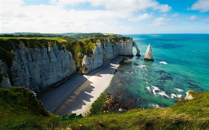 etretat-Sunny Beach Landscape Wallpaper Views:15127 Date:2013/1/25 14:50:52