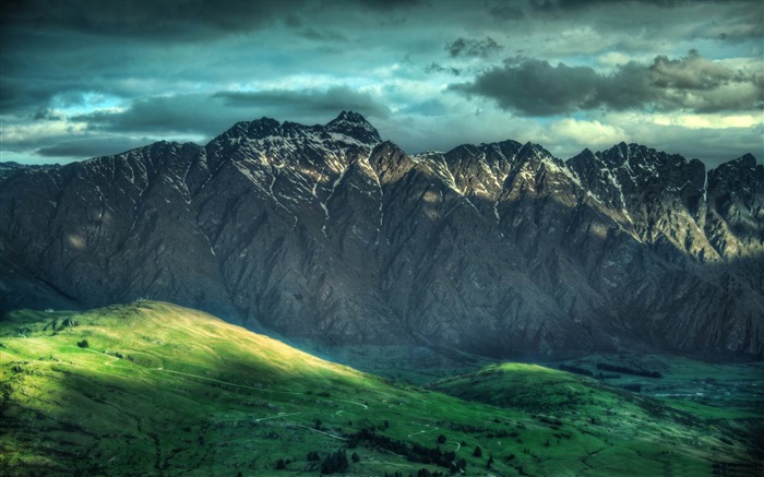 mountain landscape-New Zealand landscape wallpaper 01 Views:10570 Date:2013/1/27 11:04:01