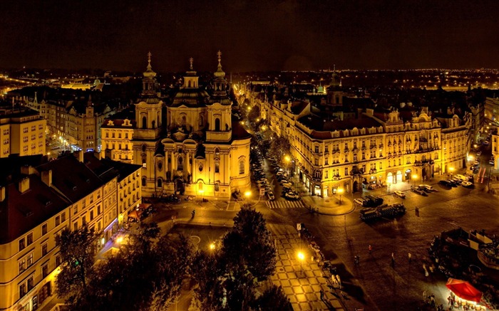 prague-Cities architectural landscape fondo de pantalla Vistas:9612