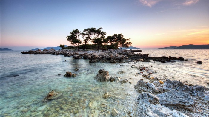 岩だらけの島-美しい自然の風景の壁紙 ブラウズ:9190