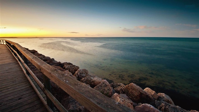 seaside pier-Photography World Wallpaper Views:8208 Date:2013/1/14 22:40:44