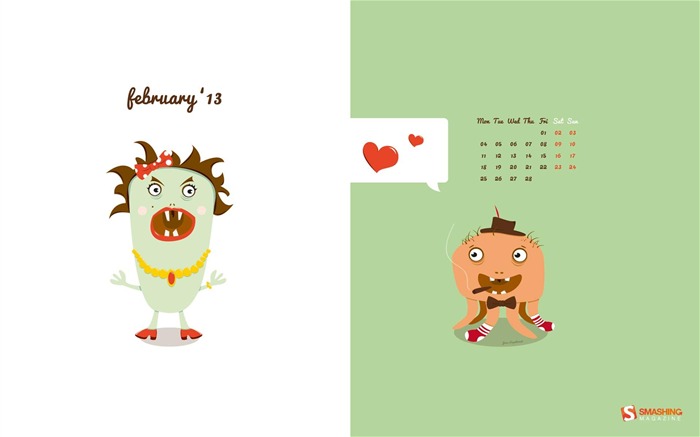 Be My Valentine-February 2013 calendar desktop themes wallpaper Views:8590 Date:2013/2/1 9:36:04