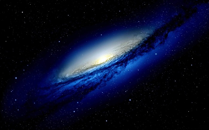 Blue Galaxy Stars-Universe space HD Desktop Wallpaper Views:119781 Date:2013/2/19 9:31:46