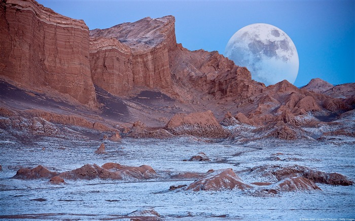 Chile Vale da Lua Deserto de Atacama - paisagem natural HD wallpaper Visualizações:58694