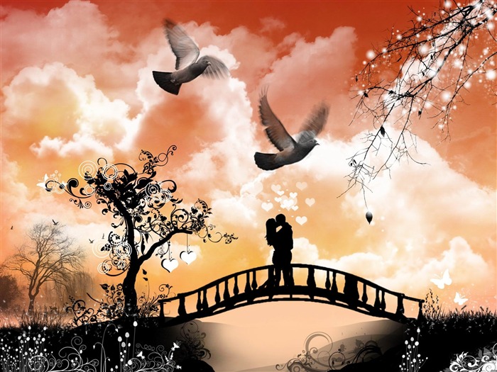 Couple Meet-2013 romantic Valentines Day wallpaper Views:13850 Date:2013/2/11 13:39:14