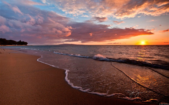 Kihei Maui Hawaii EUA-paisagem natural wallpaper HD Visualizações:28394