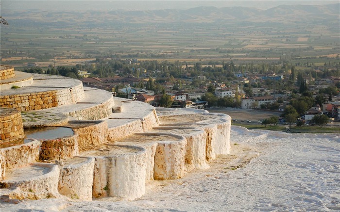 Pamukkale Denizli City fotografía fondo de pantalla HD 04 Vistas:8082