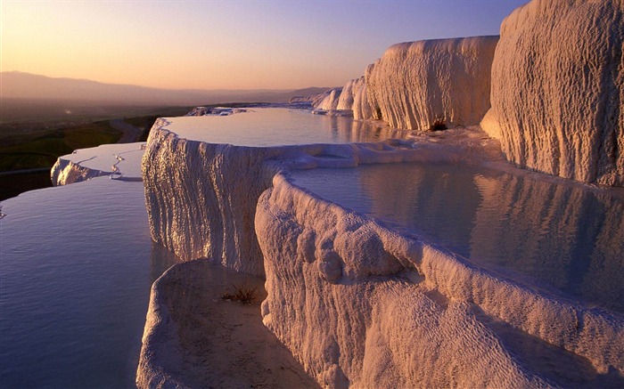 Pamukkale Denizli City fotografía HD fondo de pantalla 07 Vistas:8516