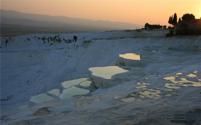 Pamukkale Denizli City fotografía HD fondo de pantalla 08 Vistas:7513