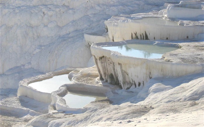 Pamukkale Denizli City fotografía fondo de pantalla HD 09 Vistas:8846