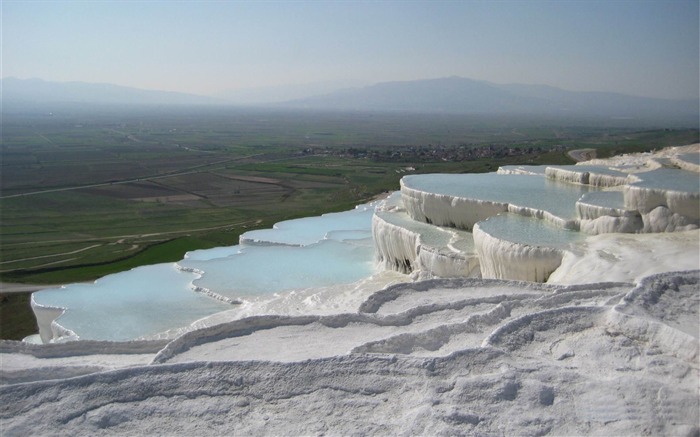 Pamukkale Denizli City fotografía HD fondo de pantalla 11 Vistas:8870