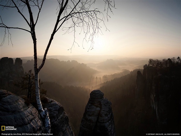 Fondos de fotografía de fotografía de Sunrise Saxony-National Geographic Vistas:7457