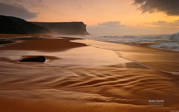 A Galileo Beach, Nova Gales do Sul, Austrália, paisagem natural HD, papel de parede Visualizações:12910