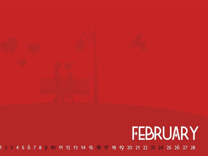 Valentine-February 2013 calendar desktop themes wallpaper Views:7958 Date:2013/2/1 9:50:12