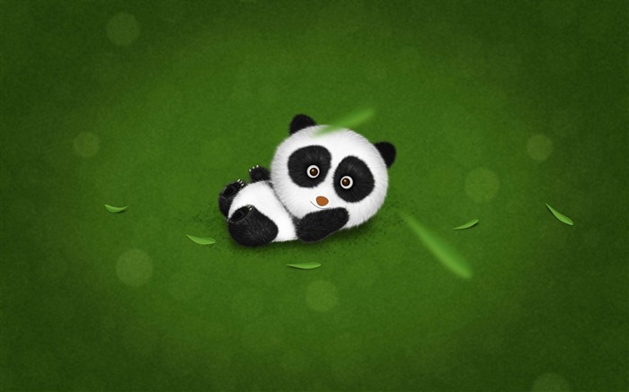 baby panda-Digital Art design HD Wallpaper Views:19616 Date:2013/2/14 14:29:13