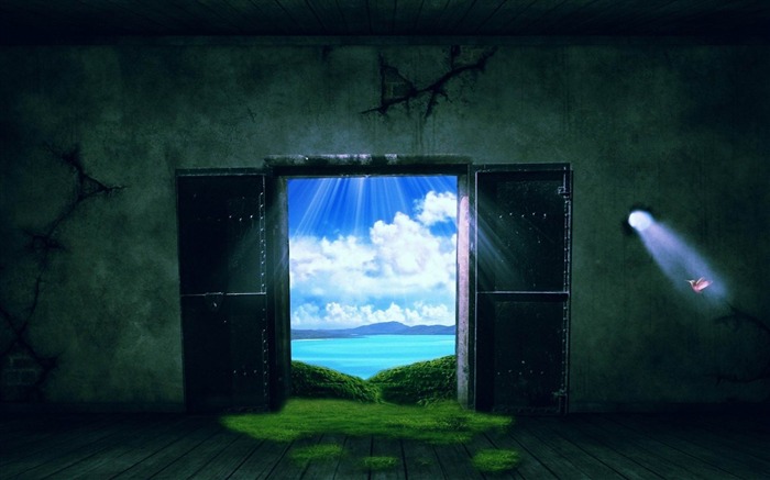 door to nature-Digital Art design HD Wallpaper Views:19948 Date:2013/2/14 14:24:59