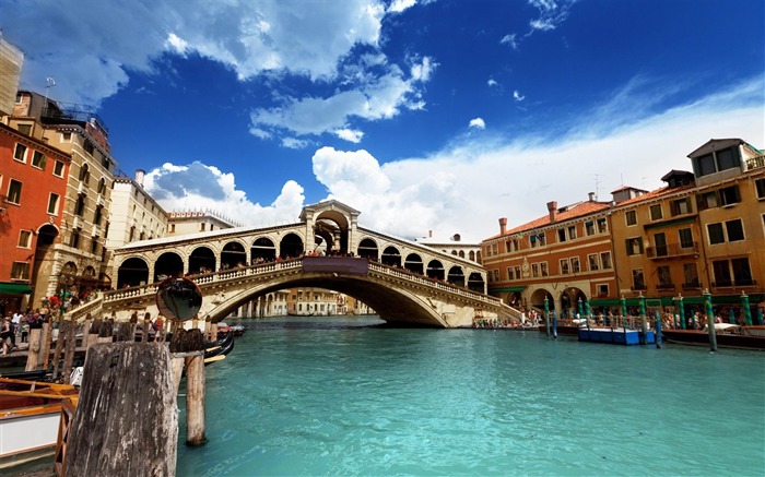 rialto bridge veneice-World scenery fondo de pantalla HD Vistas:25058