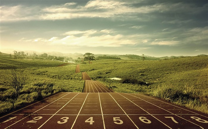 running the distance-Digital Art design HD Wallpaper Views:12920 Date:2013/2/14 14:27:03