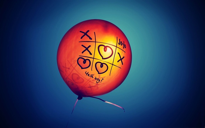 tic tac toe game over-2013 romantic Valentines Day wallpaper Views:9003 Date:2013/2/11 13:29:58