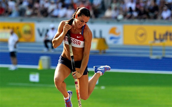 yelena isinbayeva Saltos de salto alto HD widescreen wallpapers Visualizações:14348