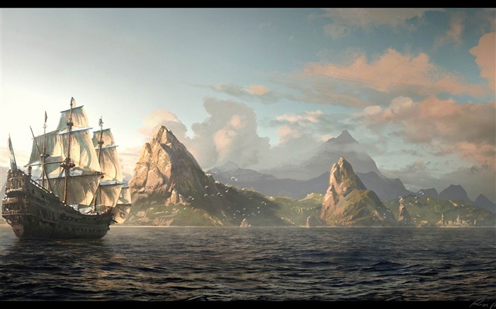 Assassins Creed IV Black Flag Game HD Desktop Wallpaper 03 Visualizações:24747