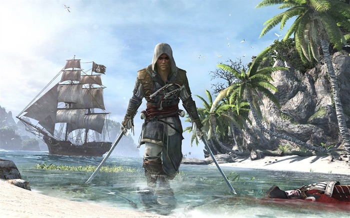 Assassin's Creed IV:Black Flag 刺客信条4:黑色旗帜 游戏高清桌面壁纸 浏览:14075