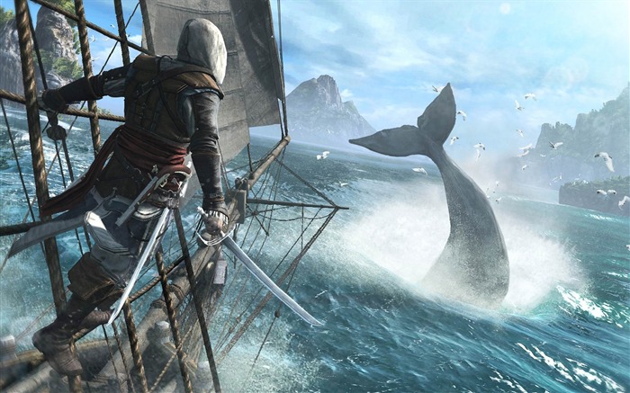 Assassins Creed IV Black Flag Game HD Desktop Wallpaper 07 Visualizações:13087