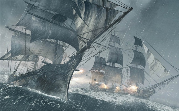 Assassin's Creed IV:Black Flag 刺客信条4:黑色旗帜 游戏高清桌面壁纸 浏览:9279