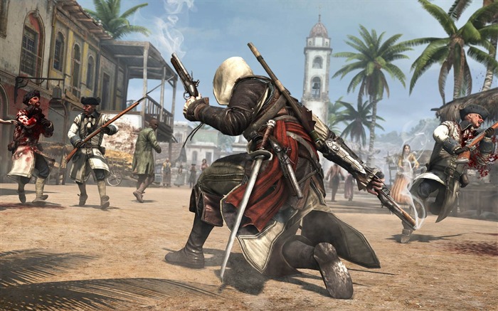 Assassin's Creed IV:Black Flag 刺客信条4:黑色旗帜 游戏高清桌面壁纸 浏览:10460