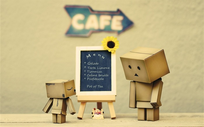 humeur cafés-Boîtes Danboard robot HD photo Fond d'écran Vues:40952