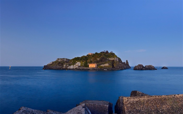 île de la mer des terres-Paysages naturels HD Fond d'écran Vues:9134