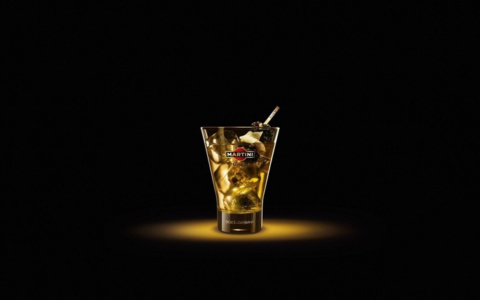 martini gold drink alcohol glass-Brand advertising HD Wallpaper Views:20417 Date:2013/3/10 0:43:52